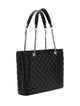Guess Giully Tote 2 iso tikkikuvioitu musta olkalaukku