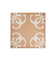 Guess Jacquard kaulahuivi ruskea logokuvioitu vaalea