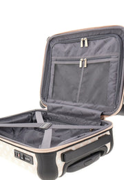 Guess Wilder beige logokuvioitu lentolaukku 53 cm