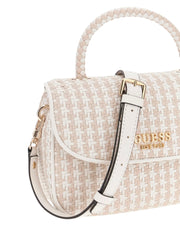 Guess mirema punottu valkoinen käsilaukku beige