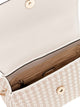 Guess mirema valkoinen punottu käsilaukku beige