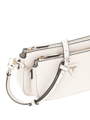 Guess noelle mini vaalea bone olkalaukku