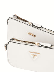 Guess noelle mini vaalea olkalaukku bone