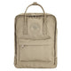 Fjällräven Kånken No. 2 Beige reppu edestä