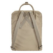 Fjällräven Kånken No. 2 Beige reppu takaa