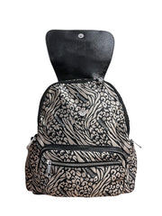 Marris kangas musta reppu kultainen kuvioitu