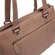 Marvos Chesterfield Brand nahka iso olkalaukku taupe yksityiskohta