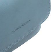 Miloa Chesterfield Brand nahka pieni olkalaukku skyblue vaaleansininen sininen logo