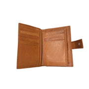 Nabo iso lompakko nahka vaaleanruskea ruskea