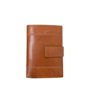 Nabo iso lompakko ruskea nahka vaaleanruskea