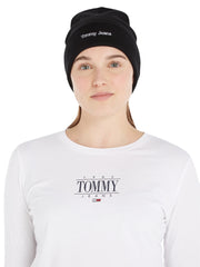 Pipo logolla musta tommy jeans