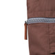 Roka London Finchley canvas pieni ruskea reppu coco tummanruskea