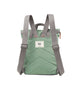 Roka London Finchley canvas vihreä pieni reppu frost