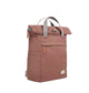 Roka London ruskea Finchley canvas pieni reppu coco tummanruskea