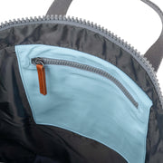 Roka london canfeild b keskikokoinen sininen reppu canvas ice vaaleansininen