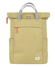 Roka london khaki reppu finchley keskikokoinen keltainen