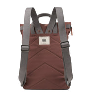 Roka london reppu finchley canvas keskikokoinen coco ruskea tummanruskea