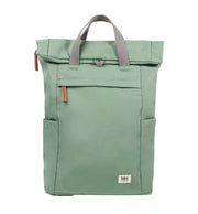 Roka london reppu finchley canvas keskikokoinen vihreä frost
