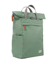 Roka london vihreä reppu finchley canvas keskikokoinen frost