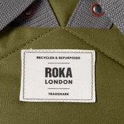 Roka vihreä London Finchley pieni reppu moss