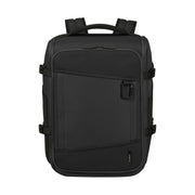 Samsonite 2FIT underseat reppu matkustureppu musta edestä