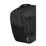Samsonite 2FIT underseat reppu matkustureppu musta sivusta