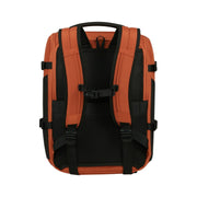 Samsonite 2FIT underseat reppu matkustureppu rust oranssi takaa