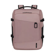 Samsonite 2FIT underseat reppu matkustureppu vaaleanpunainen edestä