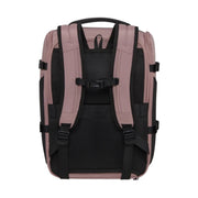 Samsonite 2FIT underseat reppu matkustureppu vaaleanpunainen takaa