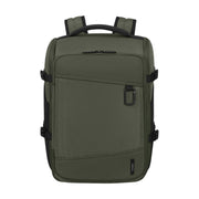 Samsonite 2FIT underseat reppu matkustureppu vihreä edestä