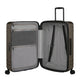 Samsonite Lin Air Matt Bronze ruskea pieni matkalaukku sisältä
