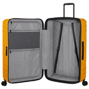 Samsonite Lin Air keltainen iso matkalaukku sisältä