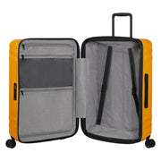 Samsonite Lin Air keltainen pieni matkalaukku sisältä