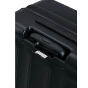 Samsonite Lin Air musta iso matkalaukku nimilappu