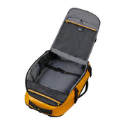 Samsonite ecodiver S iso reppu matkustusreppu keltainen sisältä