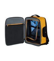 Samsonite keltainen Ecodiver Underseat M reppu matkustureppu