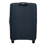 Samsonite upscape jatti matkalauku laajennettava sininen tummansininen takaa