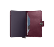 Secrid miniwallet lompakko nahka viininpunainen original cranberry