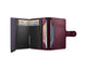 Secrid miniwallet viininpunainen lompakko nahka original cranberry