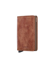 Secrid slimwallet pieni lompakko nahka vintage cognac brown ruskea