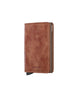 Secrid slimwallet pieni lompakko nahka vintage cognac brown ruskea