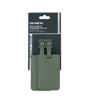 Ta Revolution Samsonite vihreä nimilappu