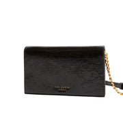 Ted Baker Mahiraa juhlalaukku musta olkalaukku nahka