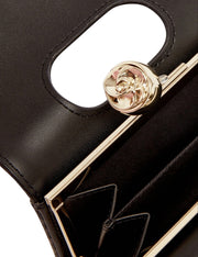Ted Baker Tulina musta kukkakuvioitu pieni lompakko