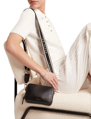 Ted baker linzie pieni kameralaukku olkalaukku nahka musta