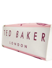 Ted baker shilva keskikokoinen olkalaukku kukkakuvioitu ivory