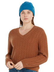 Timeless tommy hilfiger pipo sininen beanie