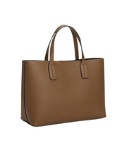 Tommy Hilfiger Icon Tote pieni ruskea käsilaukku vaaleanruskea