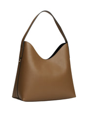 Tommy Hilfiger Icon iso ruskea olkalaukku vaaleanruskea