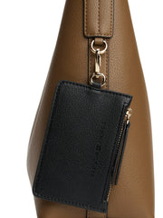 Tommy Hilfiger Icon ruskea iso olkalaukku vaaleanruskea